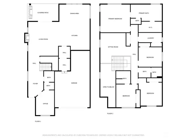 Floor plan of home.