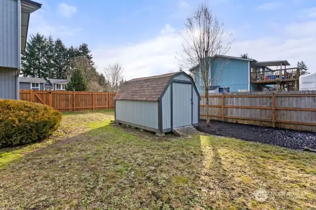 Outdoor shed