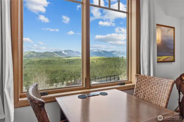 We hope you don't have to work while at Suncadia...but if you do, work with a view!