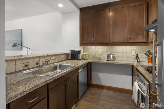 Nicely appointed kitchen for your cooking and hosting needs.