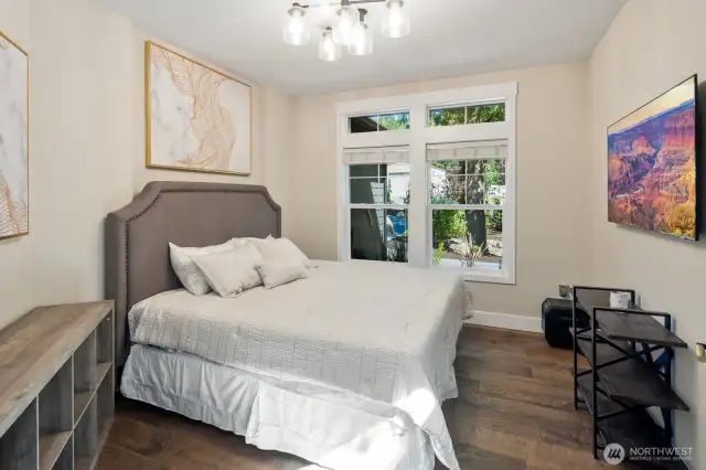 Main floor, 5th Bedroom option w/french doors