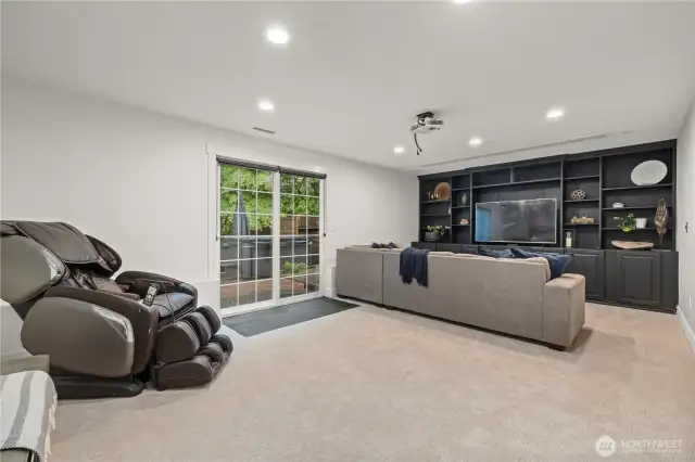 Lower level family room