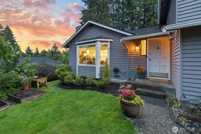 Welcoming front porch