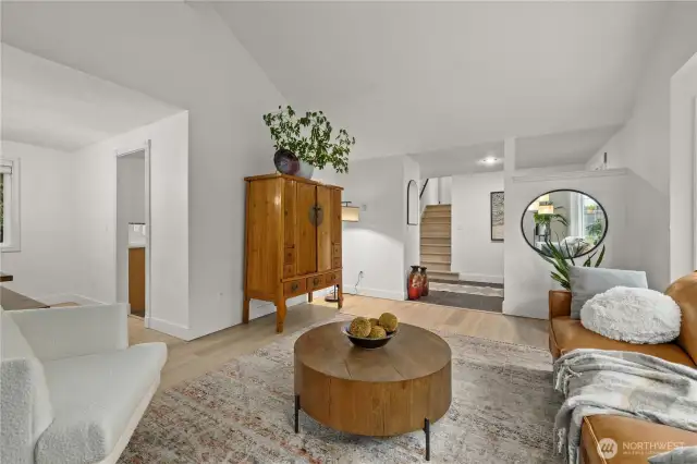 Nice flow of this semi-open floor plan