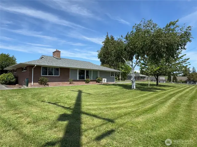 Spacious main Rambler... with Guest Cottage off in the distance...