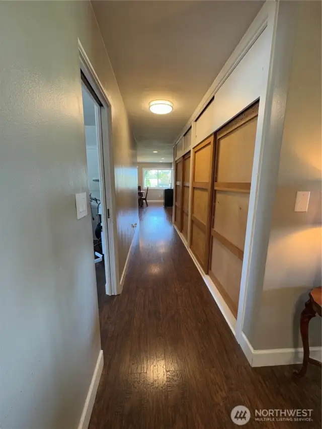 More storage in the hallway...