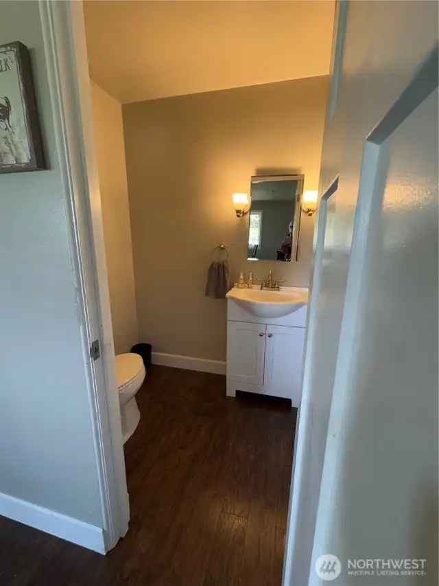 Powder room...