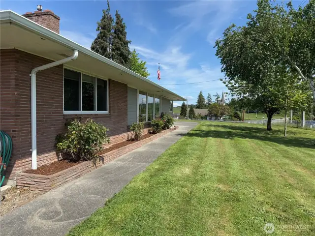 Front garden area of the main home...