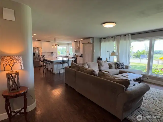 Open concept with great natural lighting...