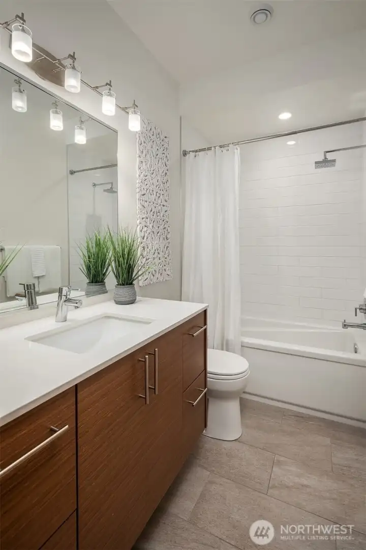 Lower level full bath