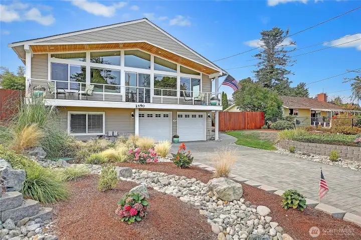 Beautiful, mature landscaping.