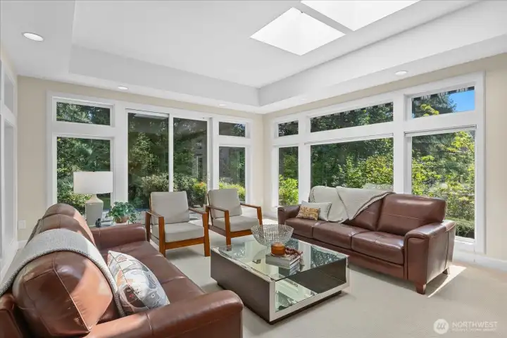 skylights let in tons of natural light