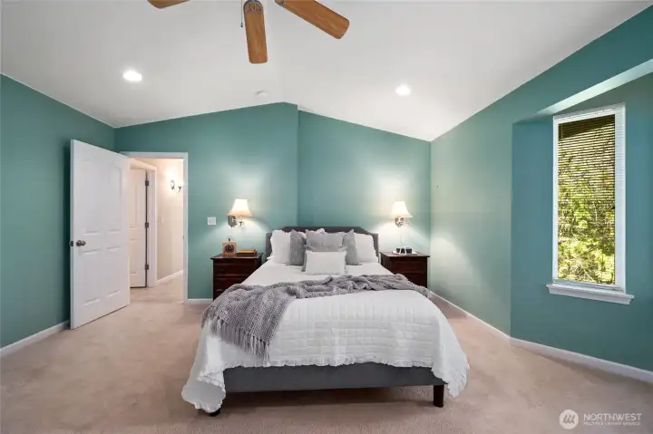 Main floor primary suite