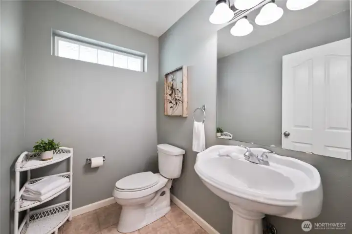 Main floor guest bathroom