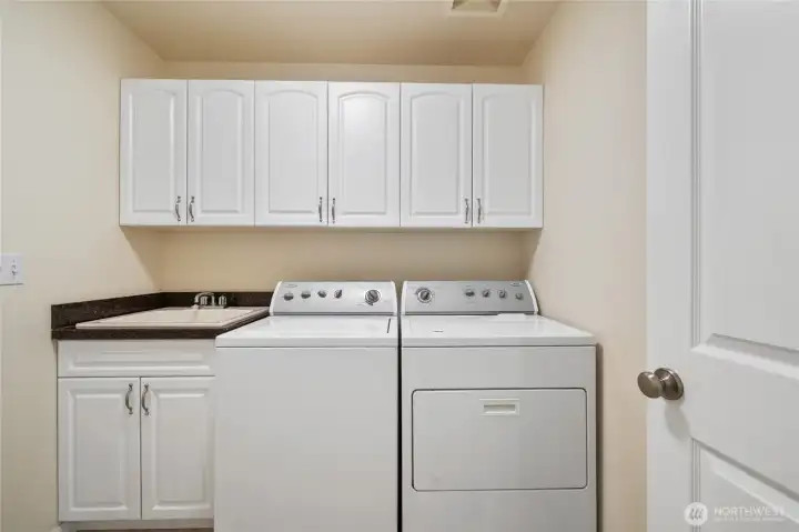 Main floor laundry room