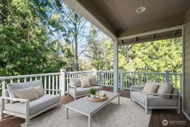 Massive wrap around deck