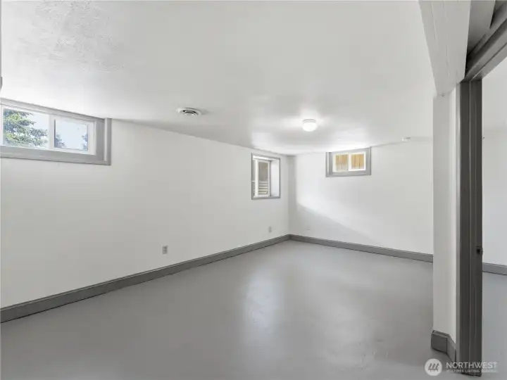 Lower living area