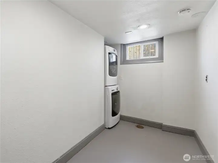 Downstairs laundry