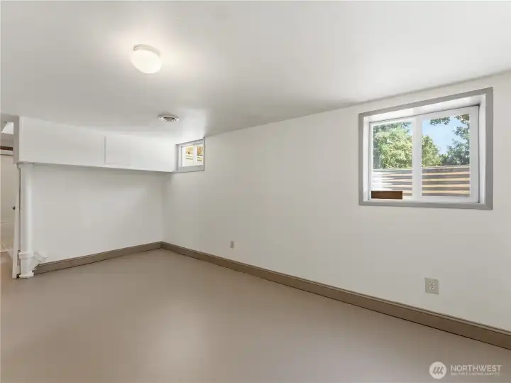 Lower living area