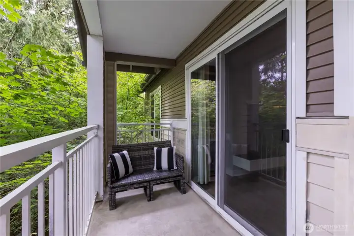 Private balcony
