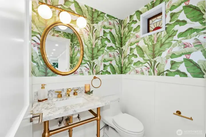 Updated half bath