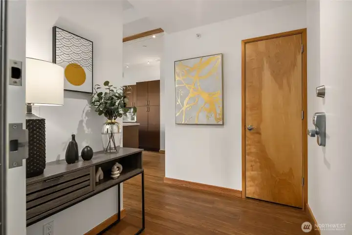 Entry into unit Entry into unit