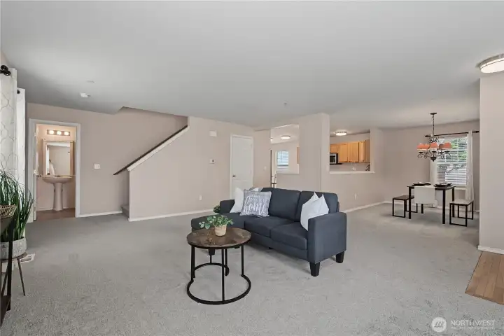 open concept living