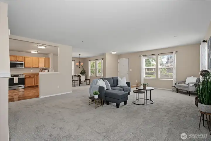 great flow through the downstairs