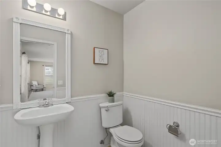 downstairs half bathroom