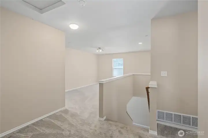 upstairs landing area