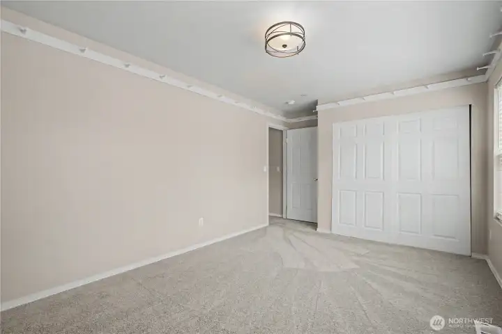 Bedroom #2 with reach-in closet