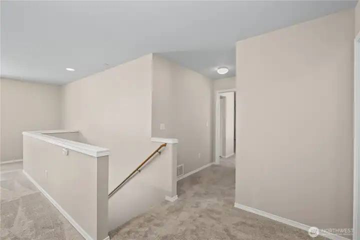 split floor plan to Primary Suite