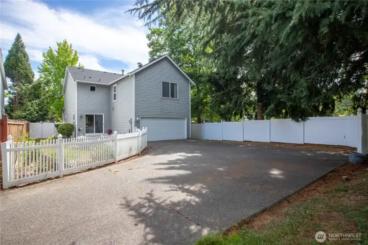 extended driveway