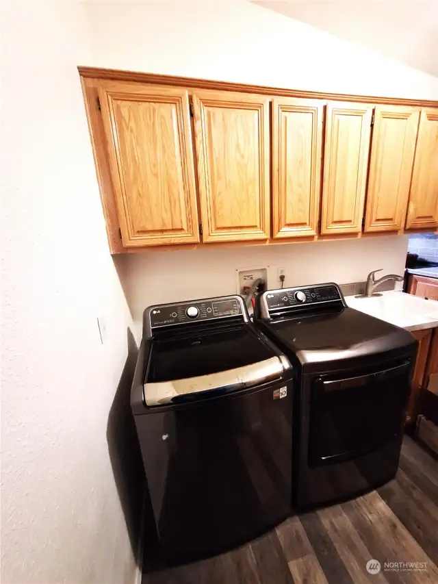 Laundry with newer appliances