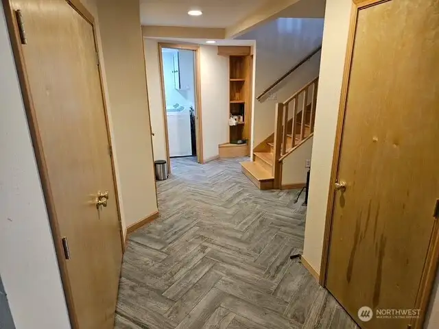Downstairs landing