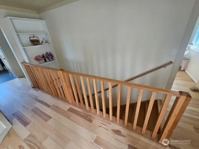 Stairs to the lower level.