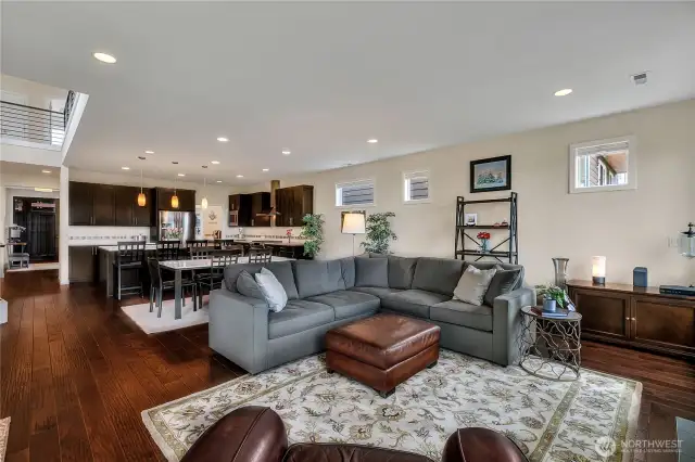 From Great room back to Kitchen