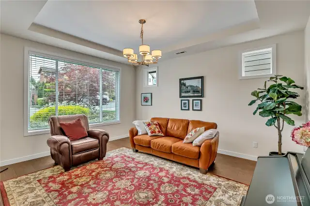 Front Flex room or formal dining room.