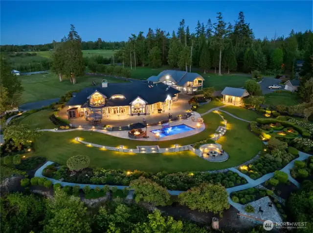 The Eagle Nest is an amazing 10 acre home