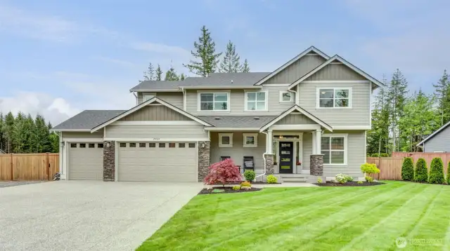 This lovely home is better than new! You'll love the 3-car garage w/remotes for both sides.