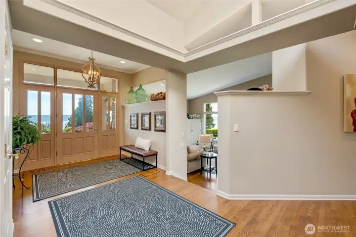 Beautiful and bright entry.