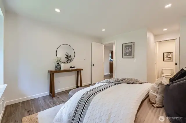 Primary Bedroom with Private Access to Bathroom