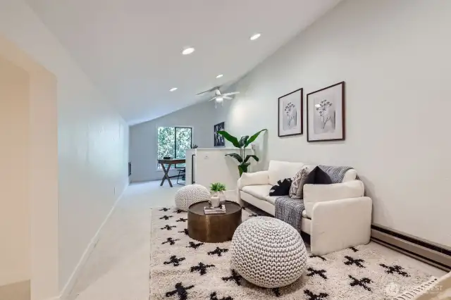 Upstairs Loft Perfect for Bonus Room & Den