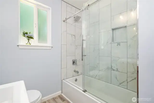Hallway bathroom