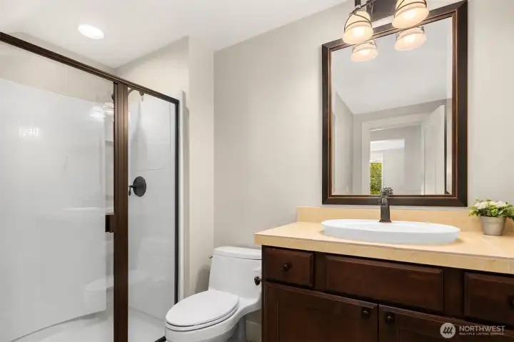 3/4 bath on main floor