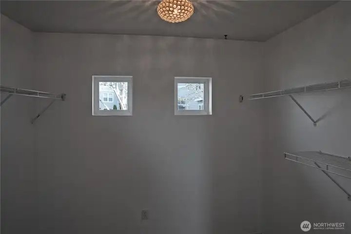 Walk-in Closet in the Primary Bedroom!