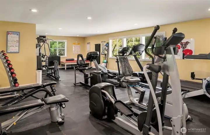 Gym for all your fitness needs.