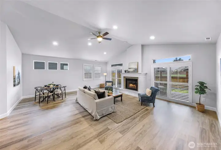 This great room is huge!