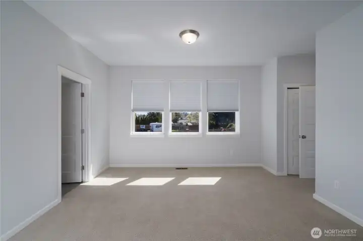 Primary suite, main level