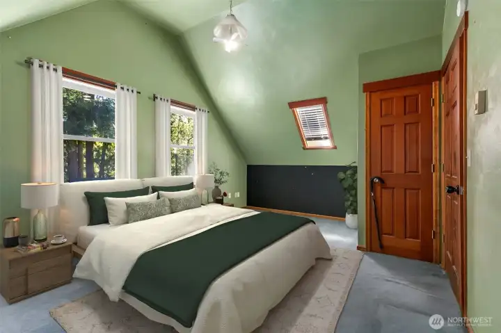 Virtually staged..Vaulted Ceilings Virtually staged..Vaulted Ceilings